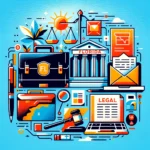 DALL·E 2024-05-25 16.50.57 - Create an image for a Florida Law Firm Press Release. The image should be modern and professional, incorporating elements that represent legal activit